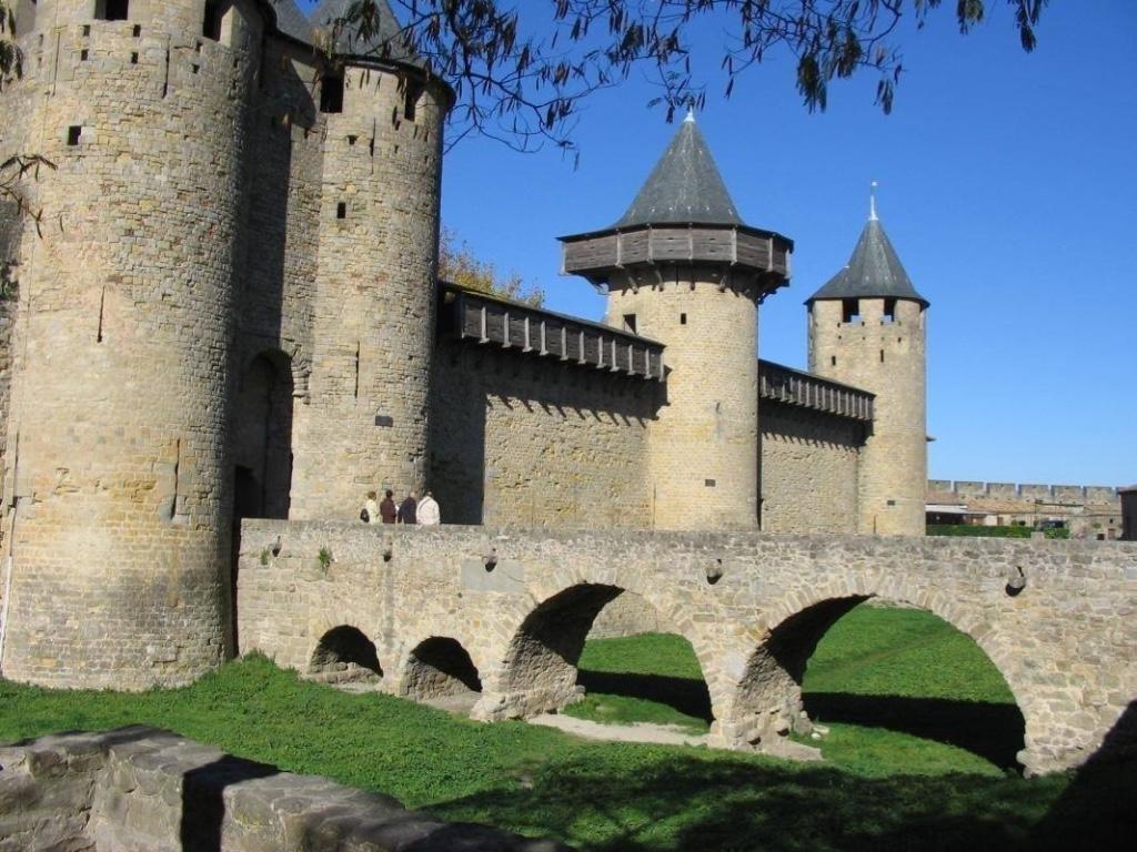 L'Oree De La Cite Carcassonne Bagian luar foto