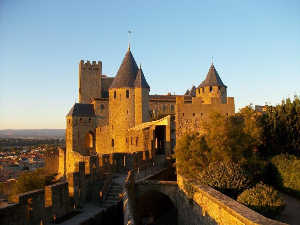 L'Oree De La Cite Carcassonne Bagian luar foto