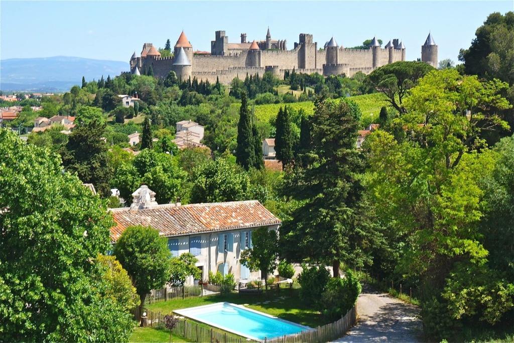L'Oree De La Cite Carcassonne Bagian luar foto