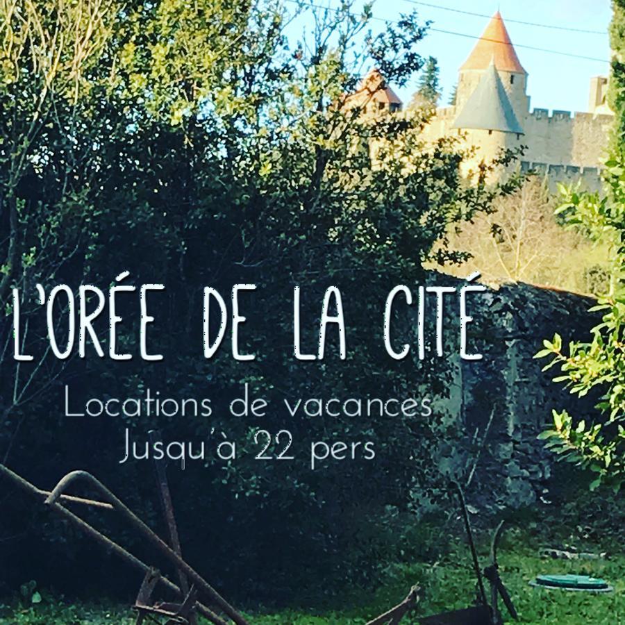 L'Oree De La Cite Carcassonne Bagian luar foto